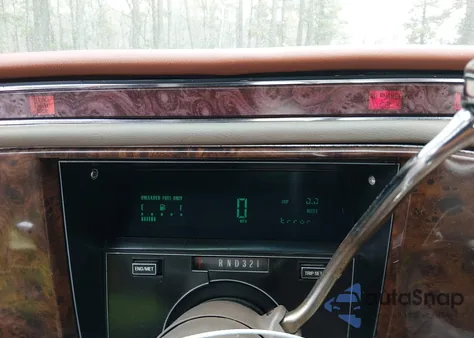 1991 Cadillac Brougham из США, поврежденный, VIN 1G6DW54E1MR724321